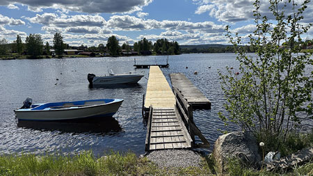 Nya flytbyggor vid Tibble bystuga