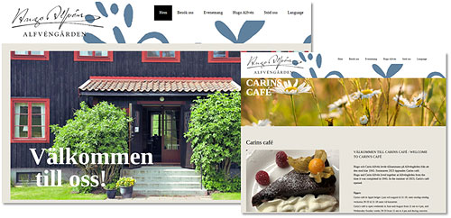 Alfvéngården och Carins Café
