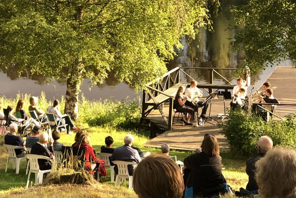 Musikevenemang vid Alfvéngården